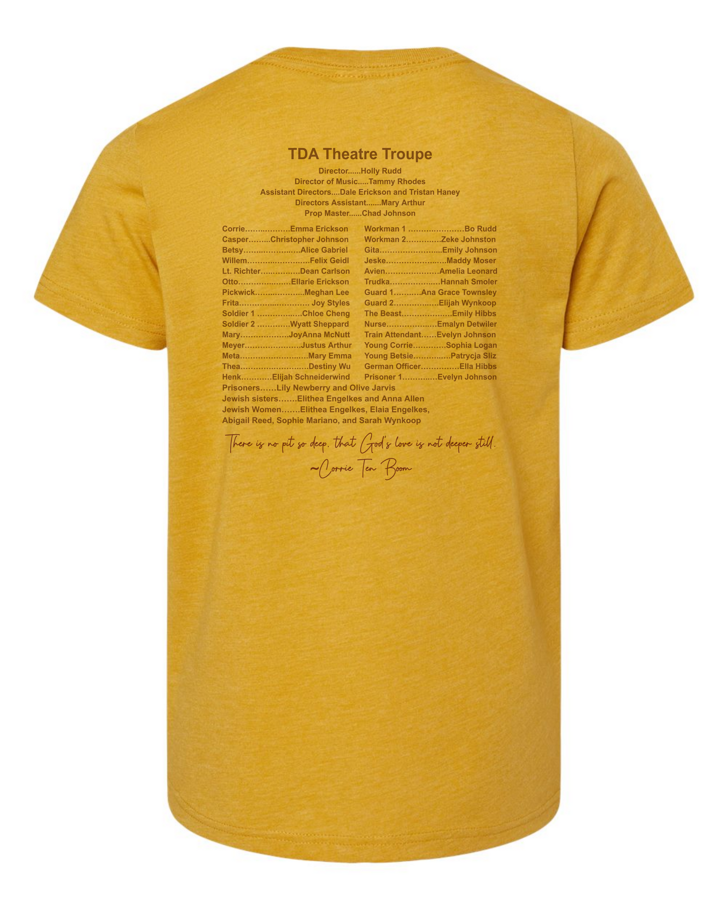 The Hiding Place t-shirt