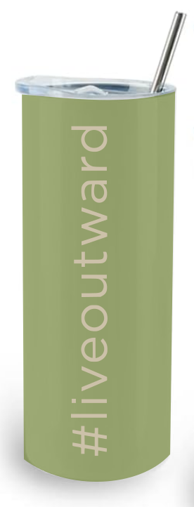 Live Outward 20 oz tumbler