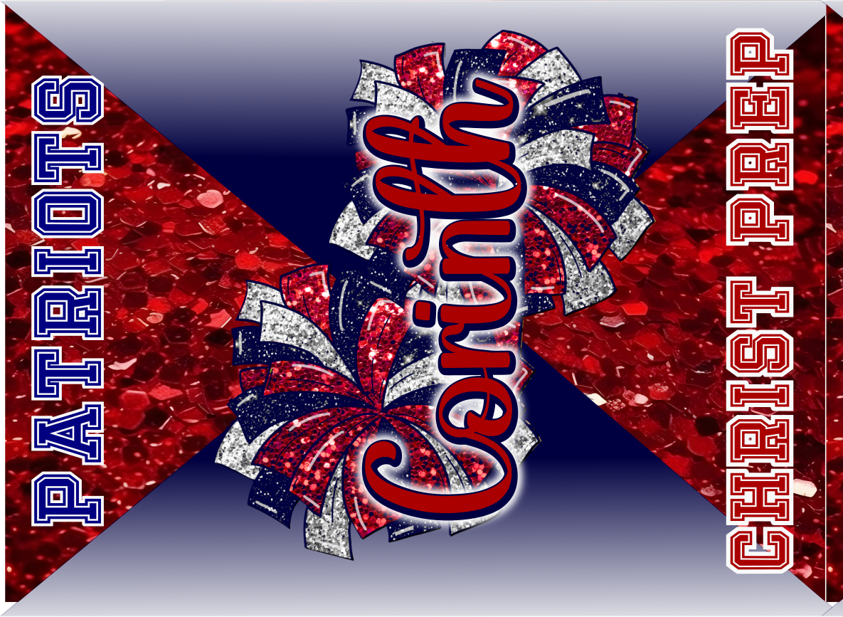 Christ Prep Cheer Personalized Water Bottle