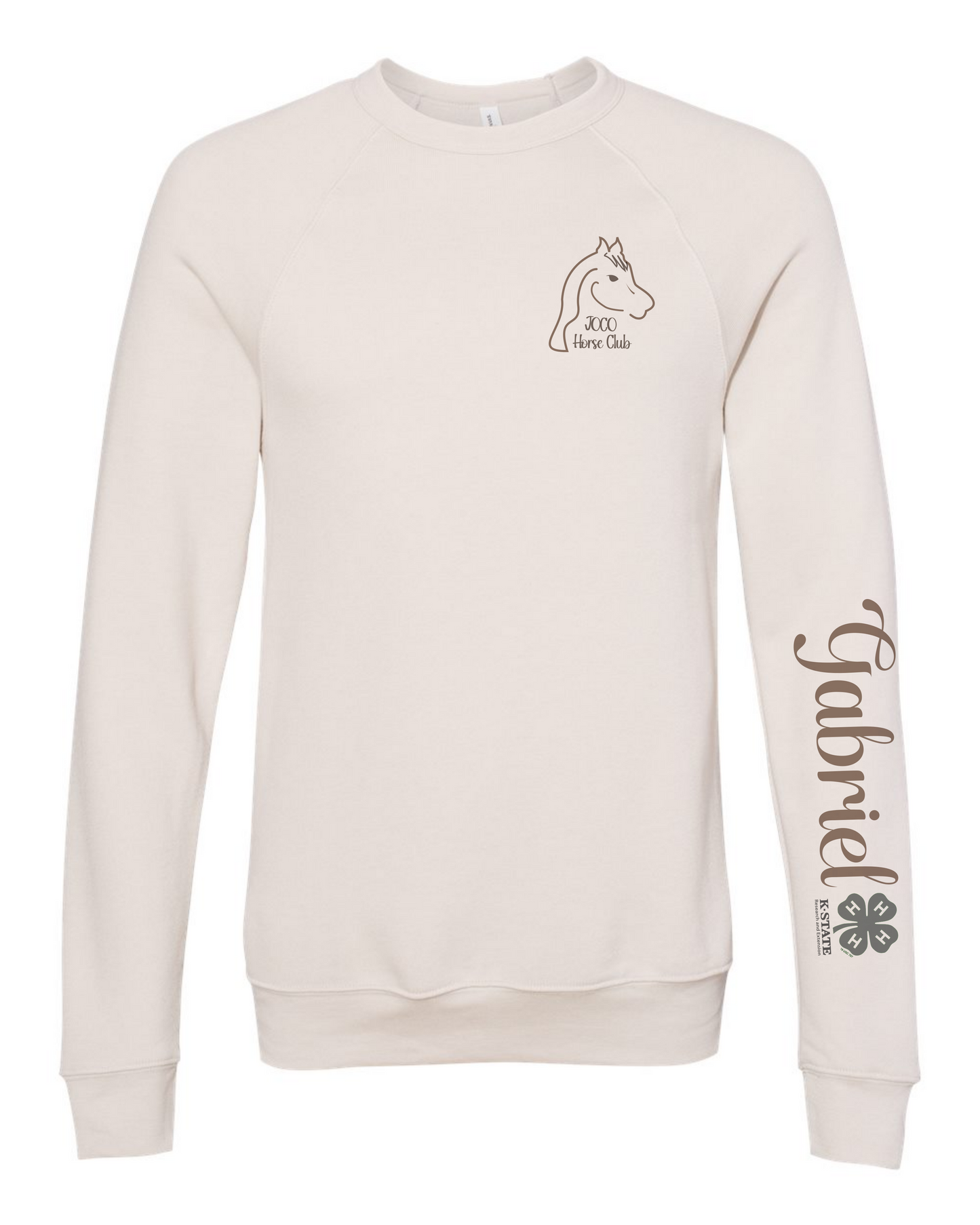 Horse Club crewneck sweatshirt (adult sizes)