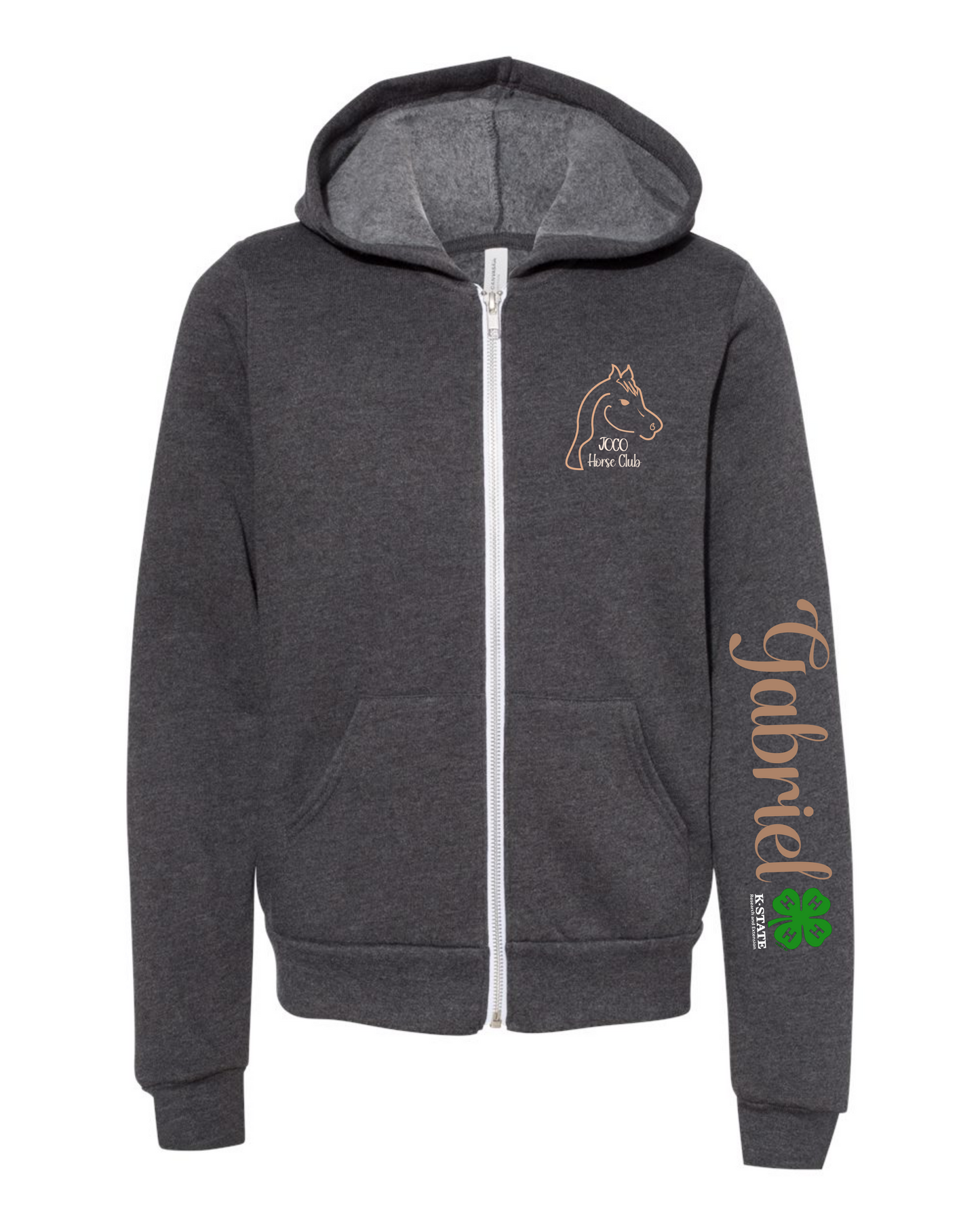 Horse Club Zip Hoodie (adult sizes)