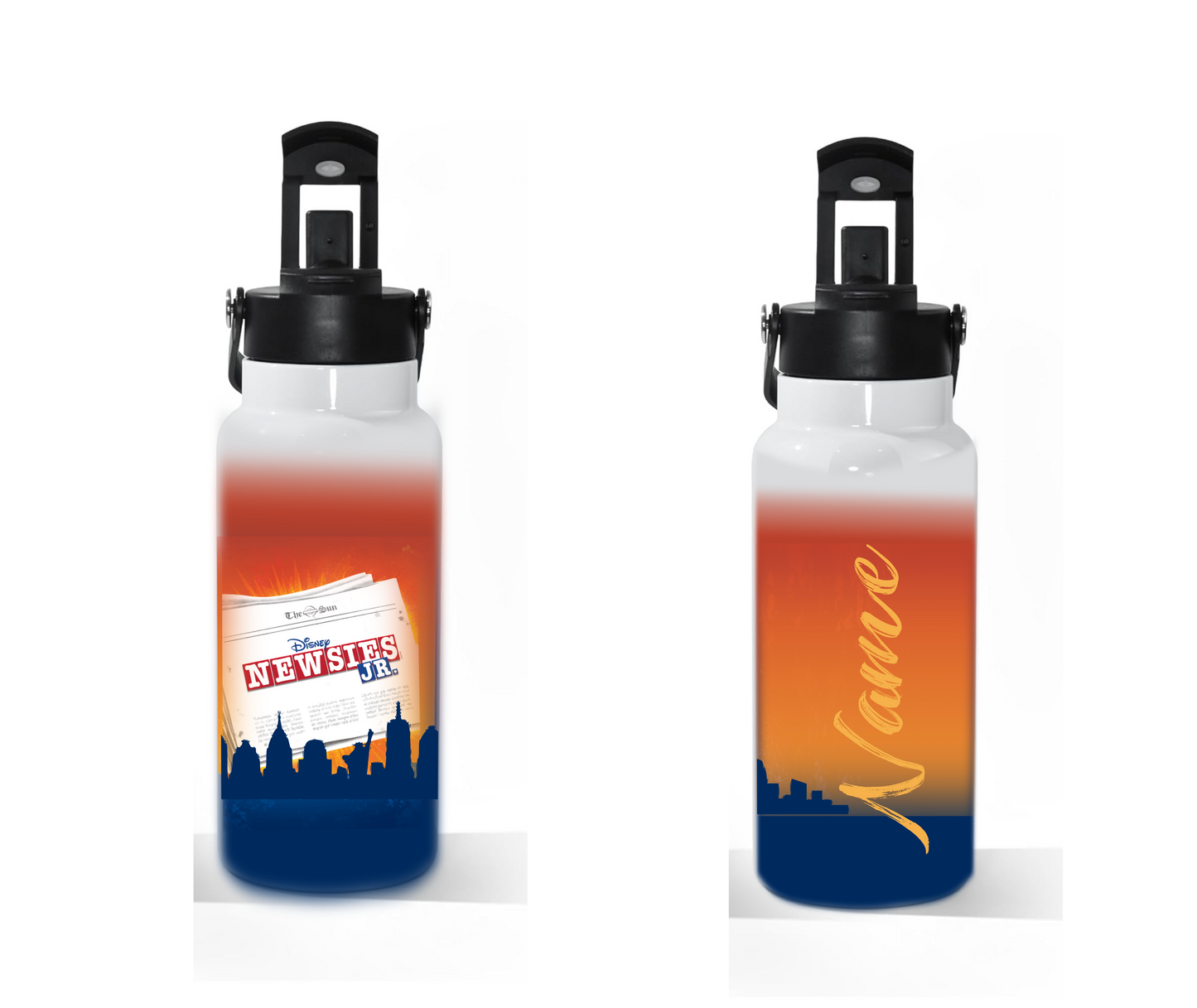 Newsies water bottle- personalized