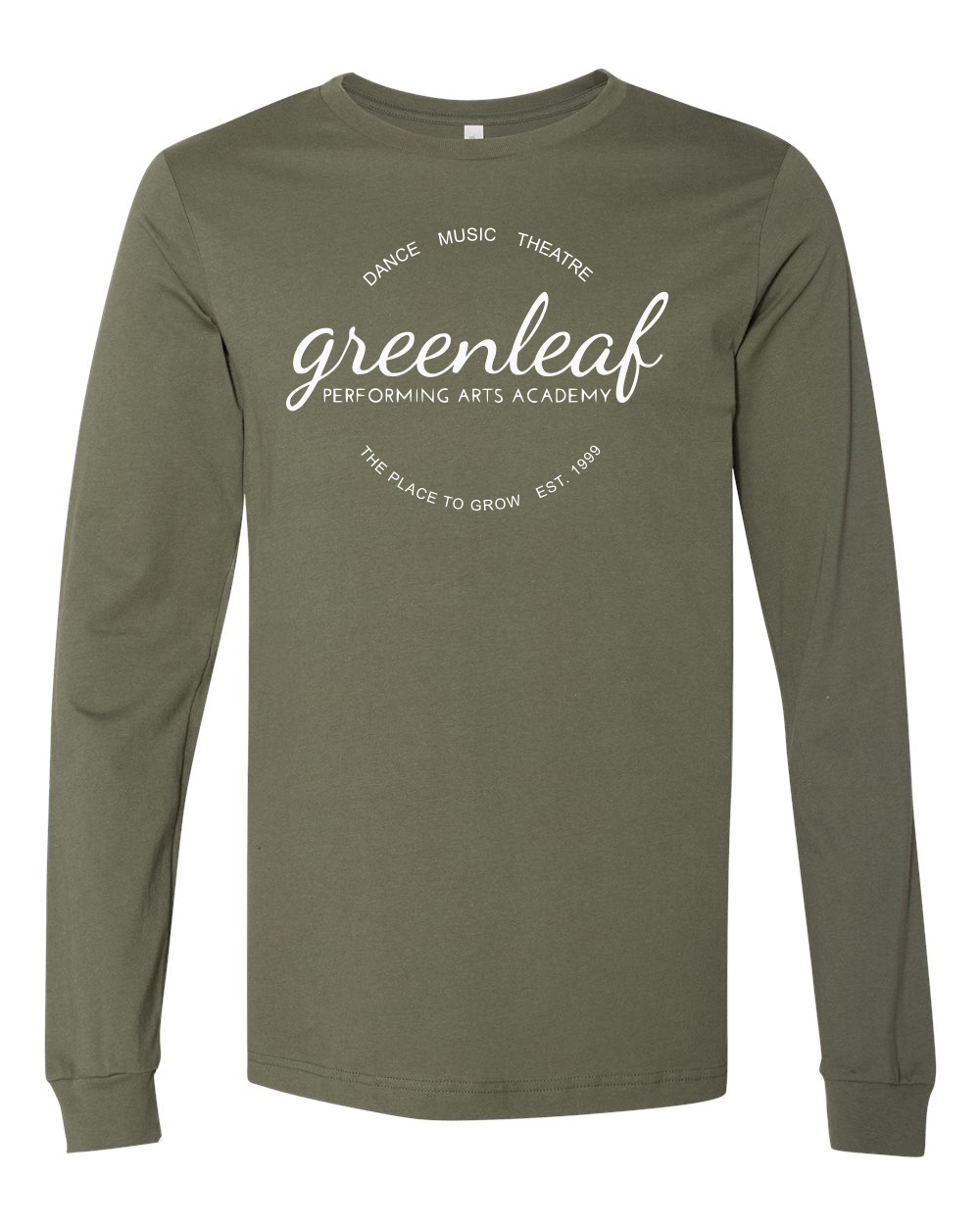 Greenleaf Performing Arts green Long and Short sleeve Tshirt