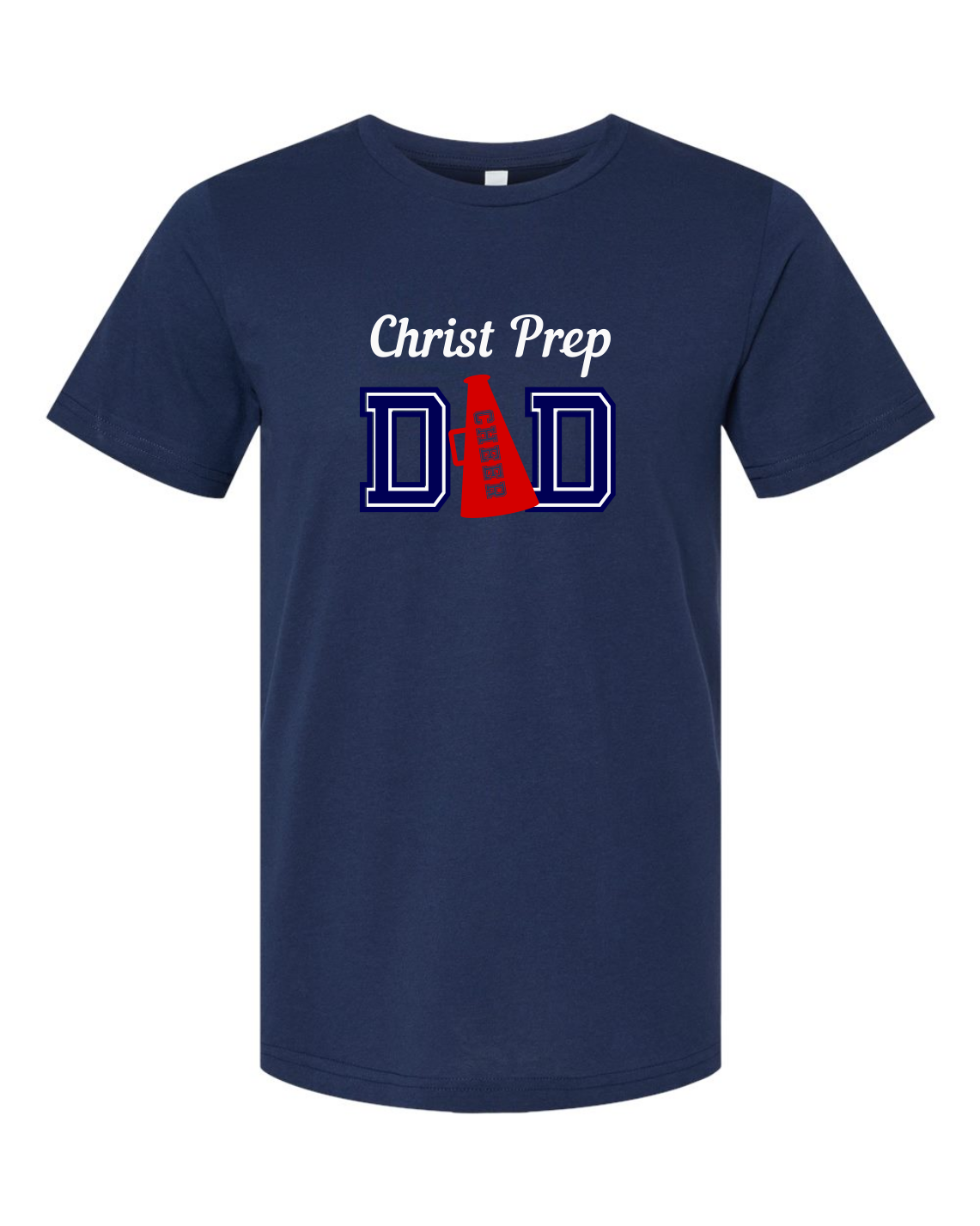 Customized Christ Prep Cheer Dad navy- Unisex shirt