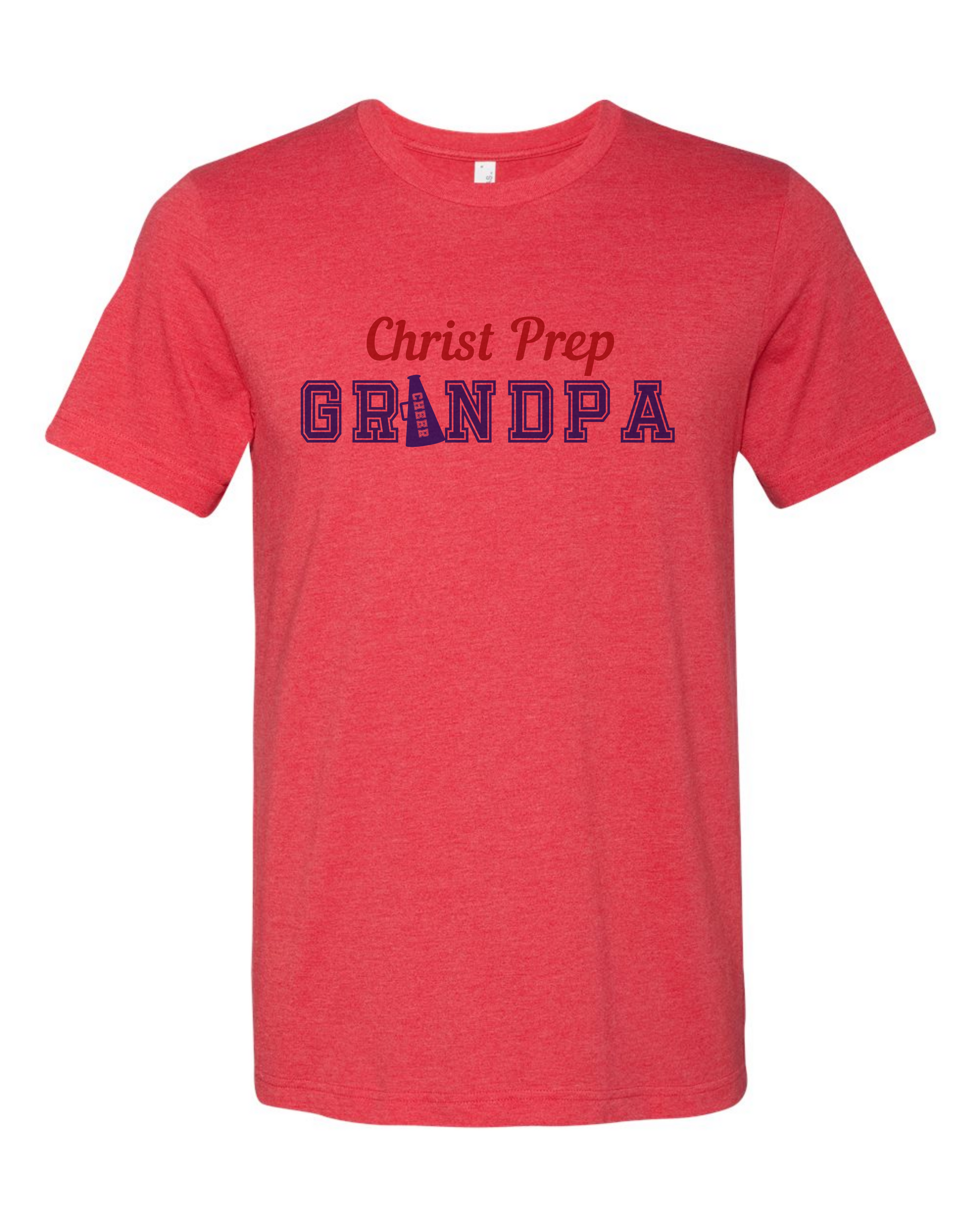 Grandpa Men's Christian T-Shirt, Grandpa Shirt Heather Red / L