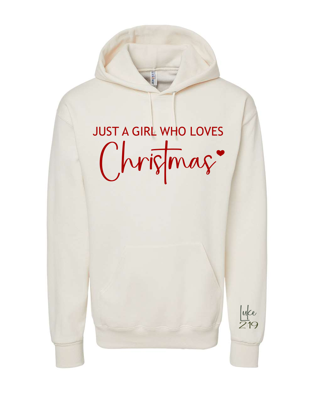 Love Christmas Hooded sweatshirt