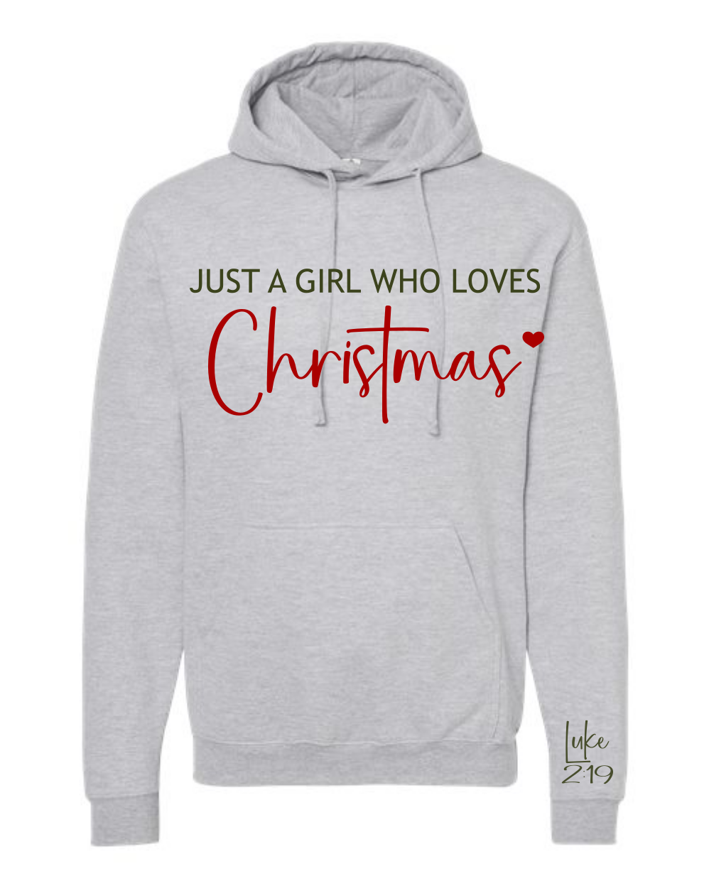 Love Christmas Hooded sweatshirt