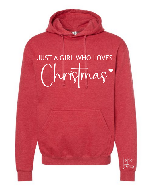 Love Christmas Hooded sweatshirt