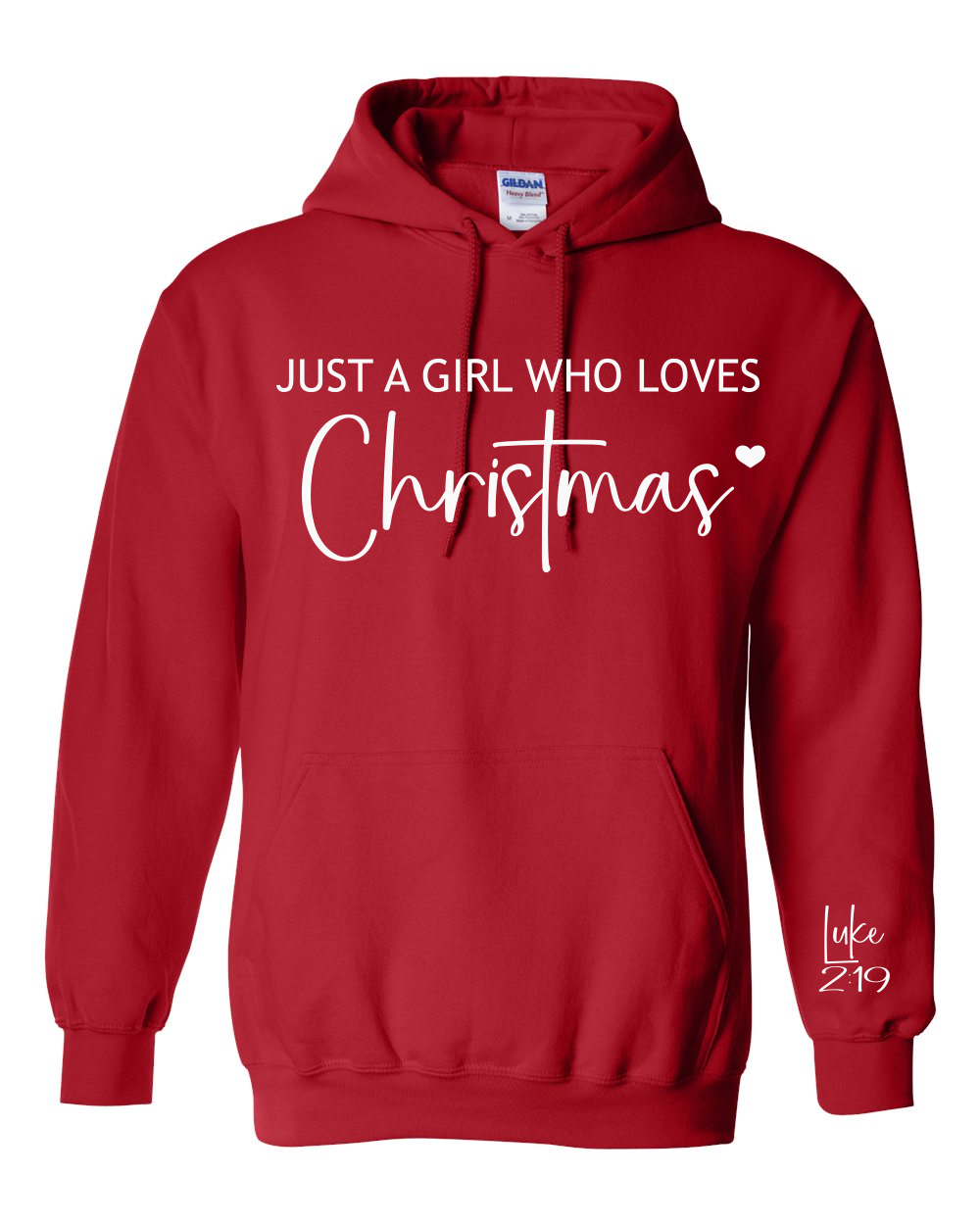 Love Christmas Hooded sweatshirt