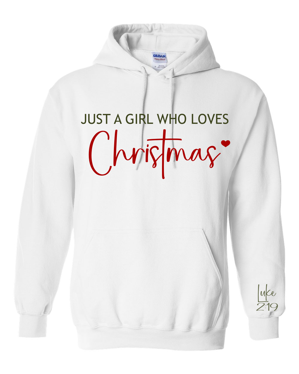 Love Christmas Hooded sweatshirt