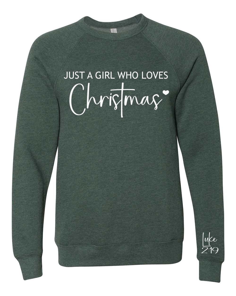 Love Christmas crewneck sweatshirt