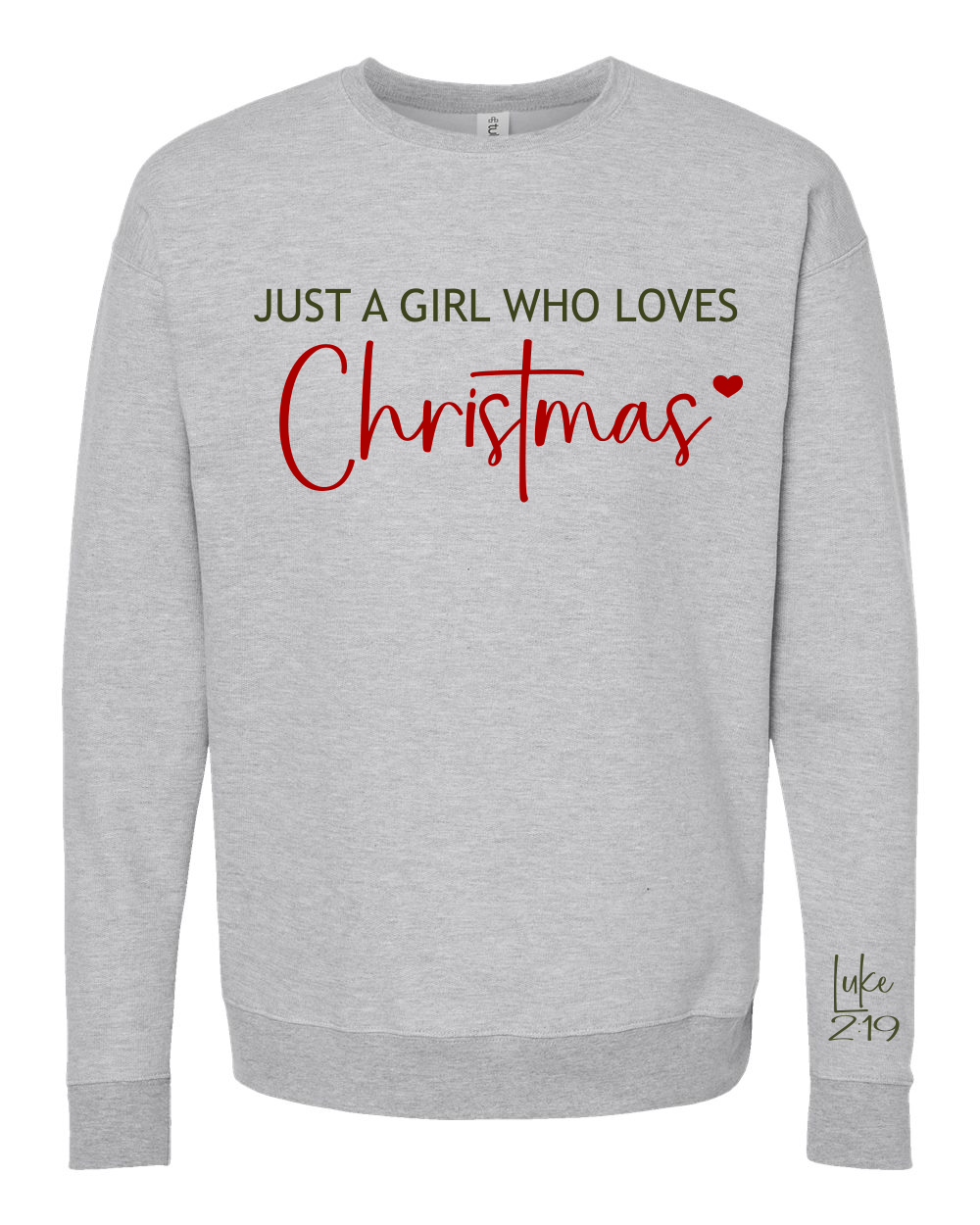 Love Christmas crewneck sweatshirt