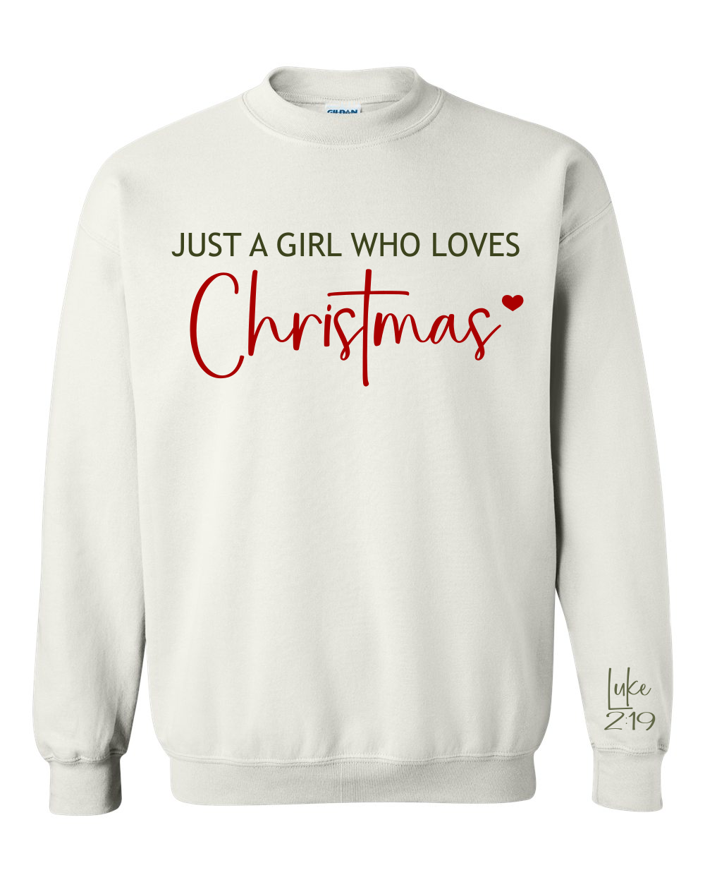 Love Christmas crewneck sweatshirt