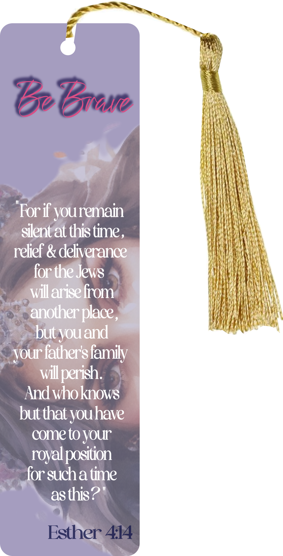 TDA Esther bookmark with scripture