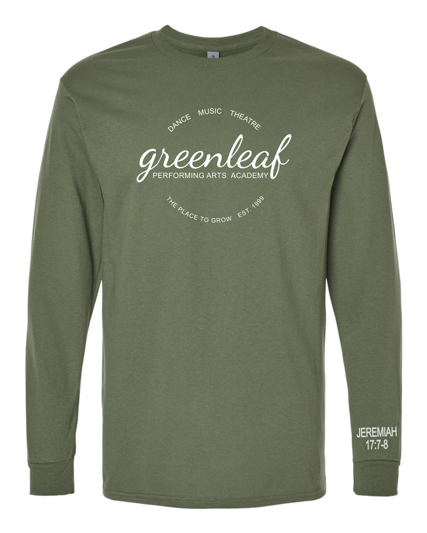 Greenleaf Performing Arts green Long sleeve Tshirt