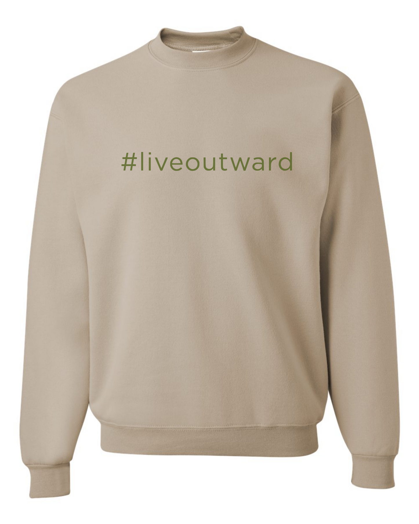 Live outward crewneck sweatshirt