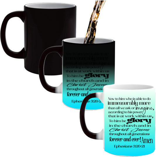 Color Changing scripture mug