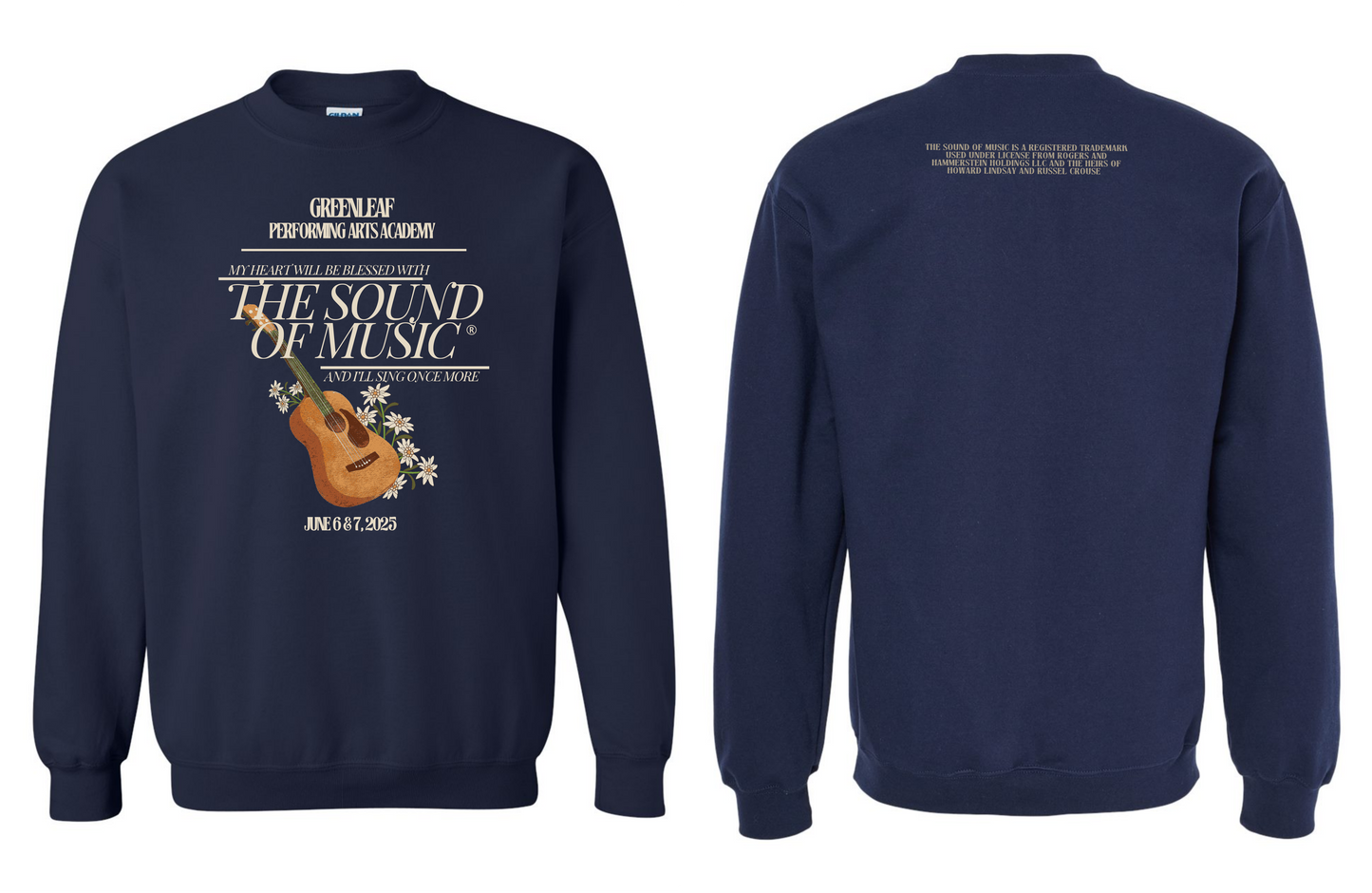 Sound of Music Sweatshirt (adult sizes)