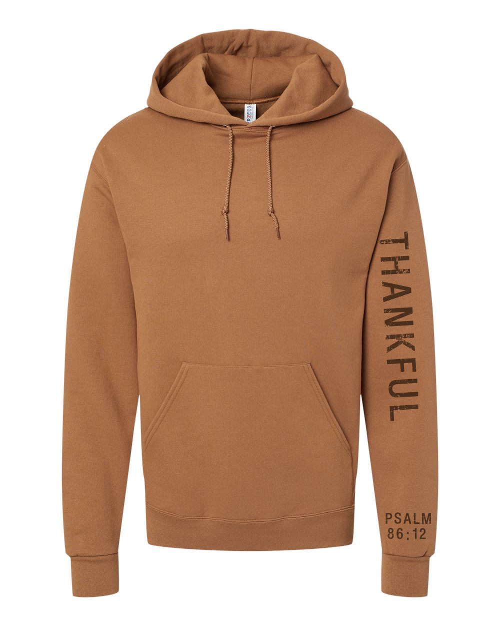 Thankful rustic hooded sweatshirt