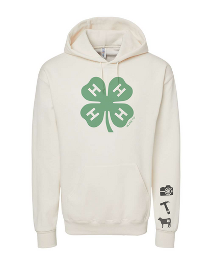 Personalized clover hoodie