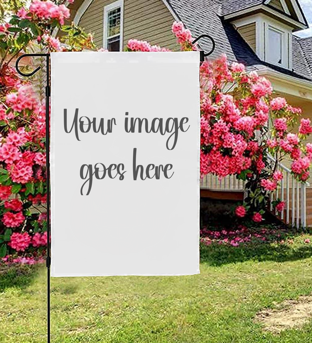 Design Your Own Garden Flag - two sided