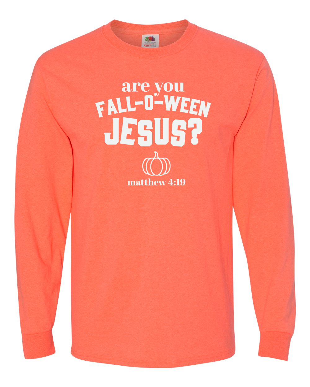 Fall-o-Ween Jesus Glow in the Dark Hooded Sweatshirt