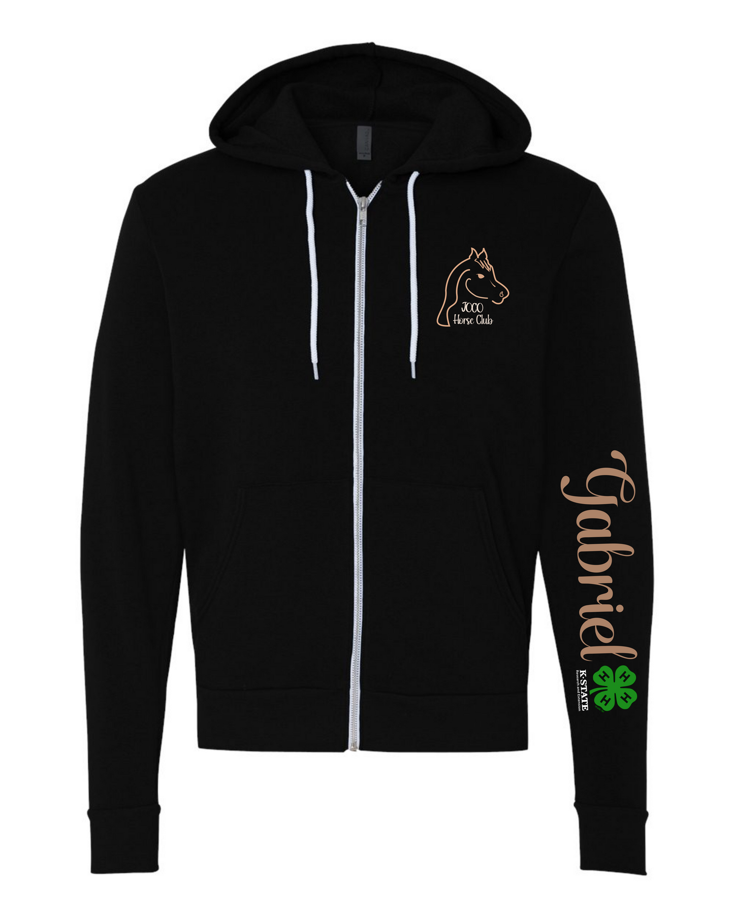 Horse Club Zip Hoodie (adult sizes)