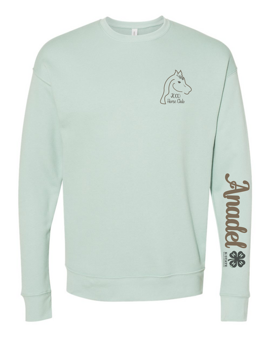 Horse Club crewneck sweatshirt (adult sizes)