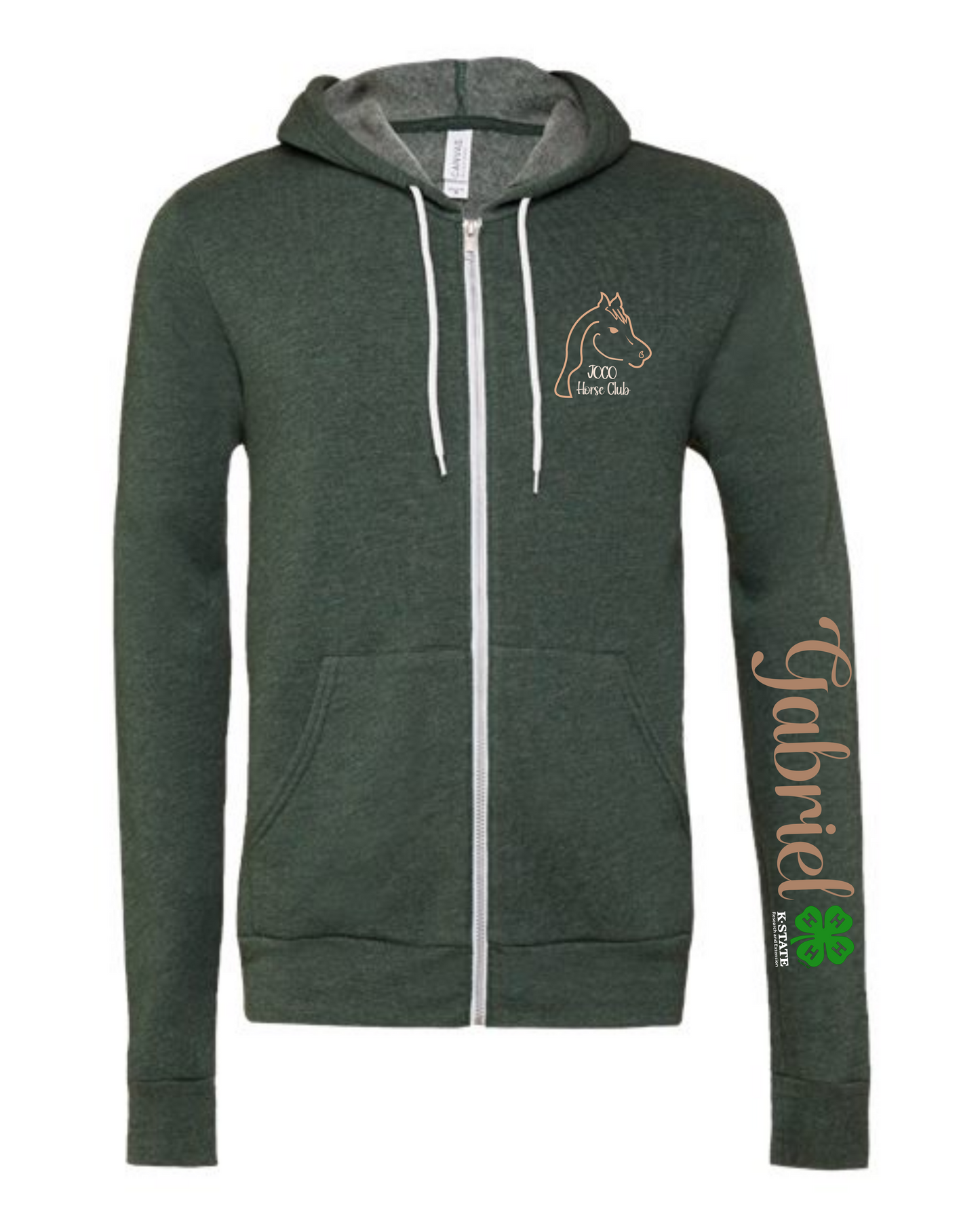 Horse Club Zip Hoodie (adult sizes)
